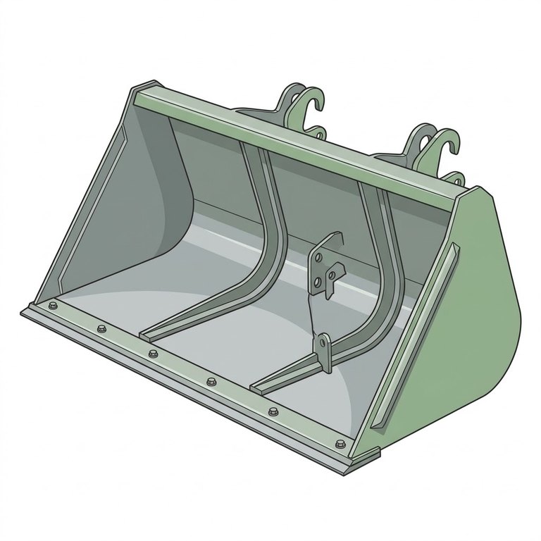 Godet : Outil de terrassement ou de chargement fixé au bras ou à la flèche, caractérisé par sa largeur et sa capacité (de 0,05 m³ sur une mini-pelle à plus de 2 m³ sur un chargeur). On distingue le godet de tranchée, le godet de curage à bord lisse et le godet grand volume pour les matériaux légers comme les céréales.